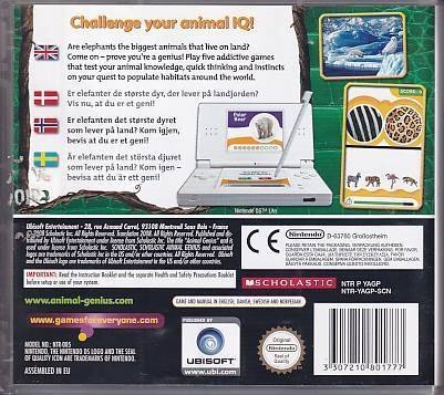 Scholastic Animal Genius - Nintendo DS (B Grade) (Genbrug)